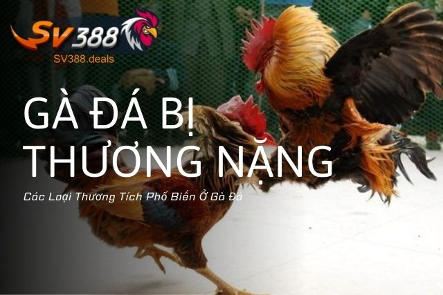 Các Loại Thương Tích Phổ Biến Ở Gà Đá